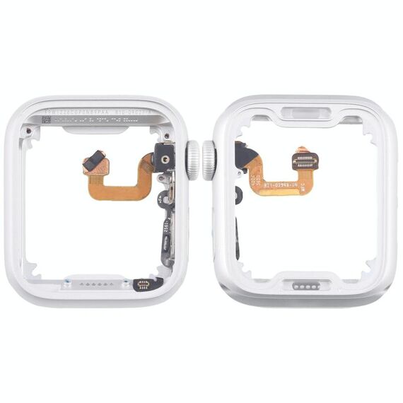 Per Apple Watch Series 6 44MM GPS in lega di alluminio con lunetta centrale e cavo flessibile per asse di rotazione della corona (argento)