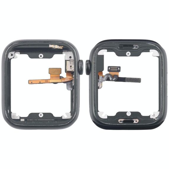 Per Apple Watch Series 7 41MM GPS in lega di alluminio con lunetta centrale e cavo flessibile per asse di rotazione della corona (verde)