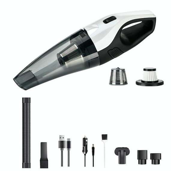 Aspirapolvere portatile per auto con forte aspirazione, specifiche: cablato + ricarica 11,1 V