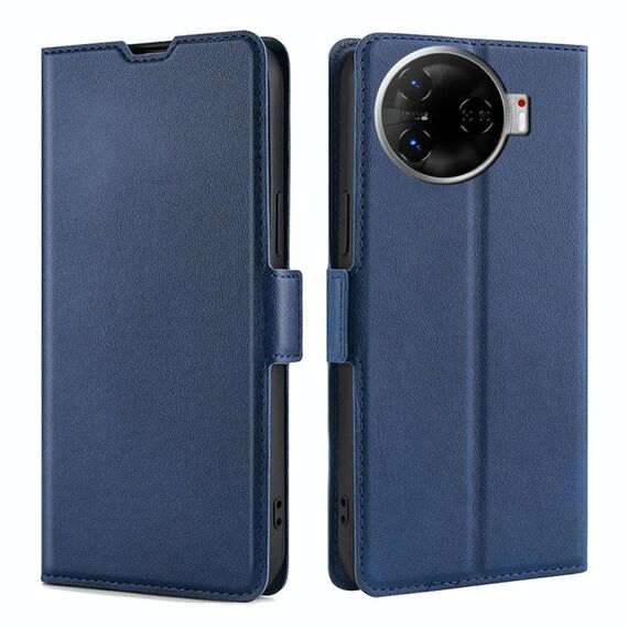 Per Tecno Camon 30 Pro 5G Custodia in pelle con fibbia laterale ultrasottile e flip orizzontale (blu)