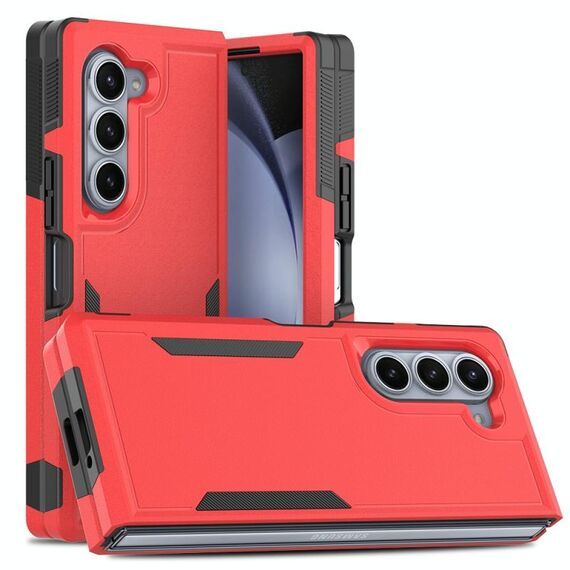 Per Samsung Galaxy Z Fold6 5G 2 in 1 PC + TPU Custodia per telefono (rosso)