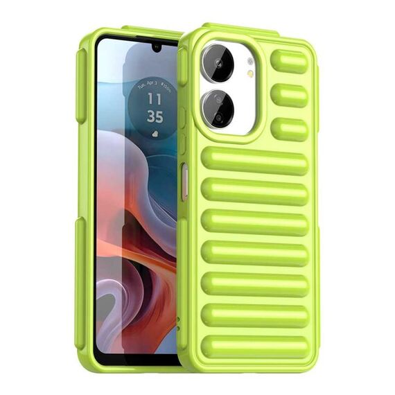 Per Xiaomi Poco M6 5G Capsule Series Custodia per telefono Candy Color IMD (verde)