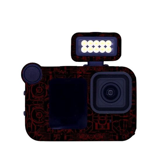 Per GOPro HERO13 Black Camera Adesivi Pellicola protettiva per il corpo, Stile: 11 Circuito Rosso