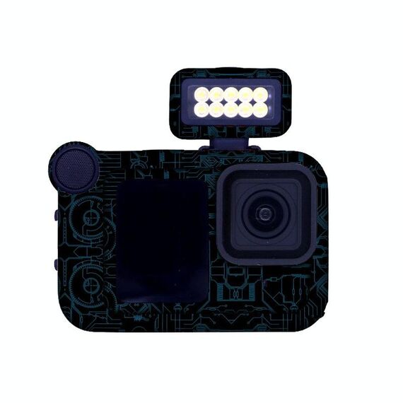 Per GOPro HERO13 Black Camera Adesivi Pellicola protettiva per il corpo, Stile: 12 Circuito Blu