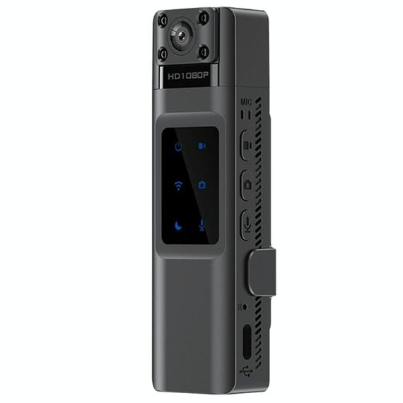 Telecamera da ciclismo con registratore di lavoro indossabile sul petto con visione notturna WIFI HD, modello: L13+scheda TF da 16G+staffa