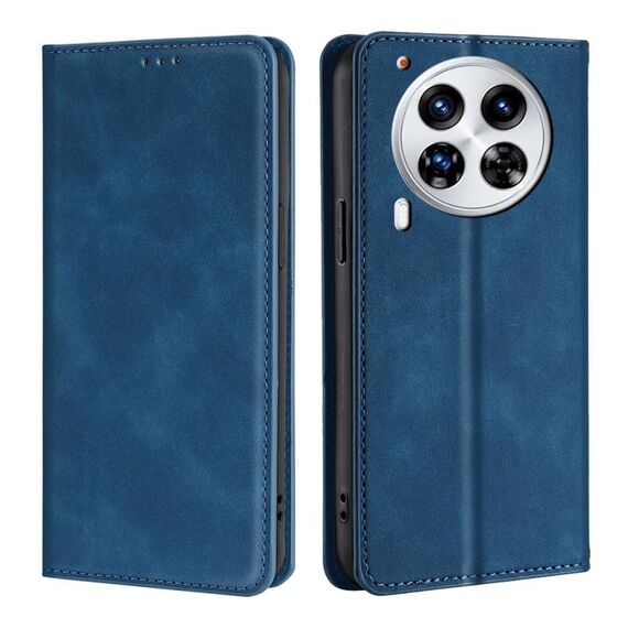 Per Tecno Camon 30 Premier 5G Custodia in pelle magnetica Skin Feel (blu)
