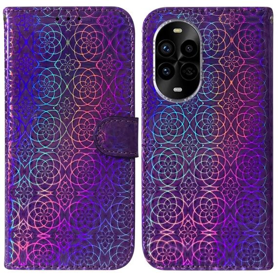 Per Huawei nova 13 Pro Custodia per telefono in pelle con fibbia magnetica colorata (viola)