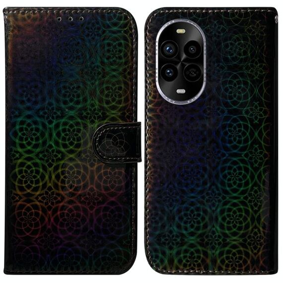 Per Huawei nova 13 Pro Custodia per telefono in pelle con fibbia magnetica colorata (nero)