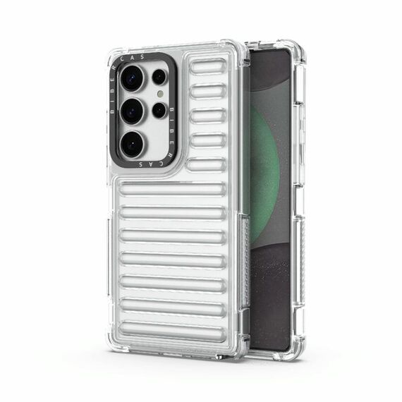 Per Samsung Galaxy S25 Ultra 5G Custodia per telefono con airbag in TPU ibrido per PC ad alta trasparenza (trasparente)