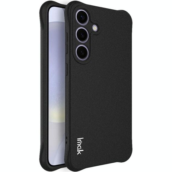 Per Samsung Galaxy S25 5G Custodia per telefono in TPU antiurto con airbag Imak (nero opaco)