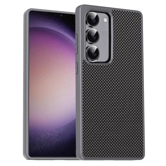 Per Samsung Galaxy S23 5G Pita Series TPU + PC Texture Custodia per telefono (grigio)
