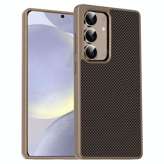 Per Samsung Galaxy S24+ 5G Pita Series TPU + PC Texture Custodia per telefono (oro)