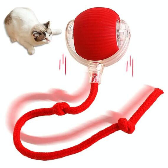 Cat Smart Avoid Ball Toys Palline elettriche Teaser (rosso)