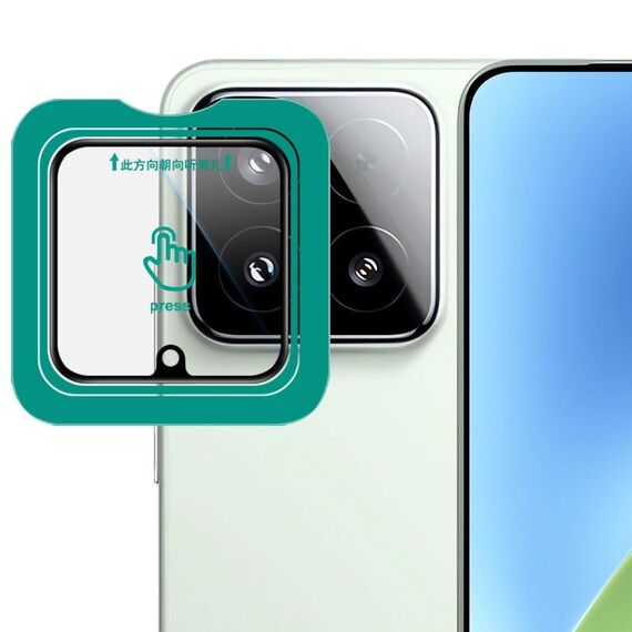 Per Xiaomi 15 imak HD Glass Pellicola per obiettivo della fotocamera posteriore, versione autoposizionante