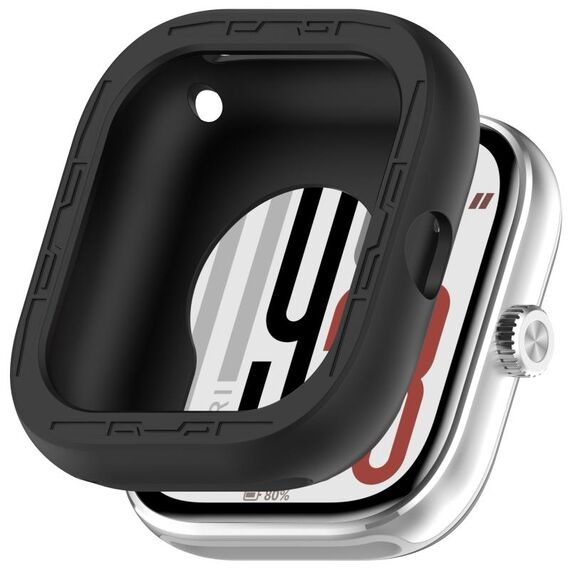 Per Redmi Watch 5 eSIM Custodia protettiva in silicone per orologio (nero)