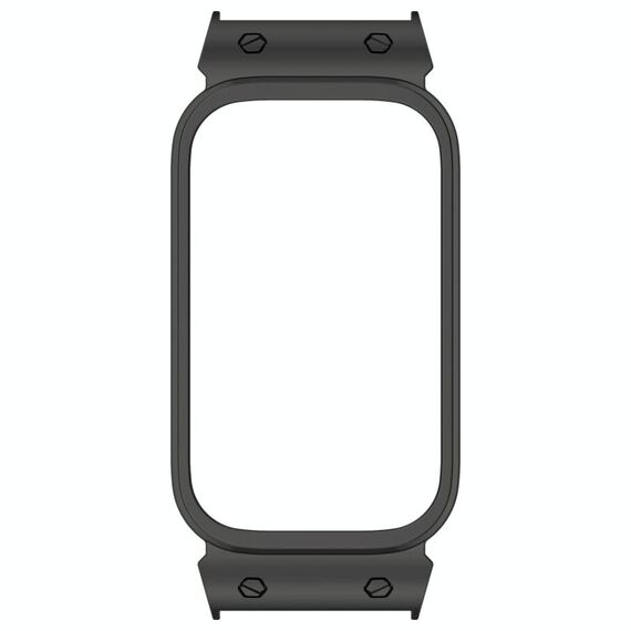 Per Xiaomi Smart Band 9 Active Metal Frame Watch Custodia protettiva (nero)