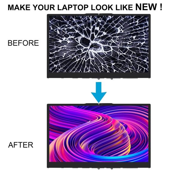 Schermo LCD FHD con touch e cornice per Lenovo Yoga C940-15IRH EDA005673309