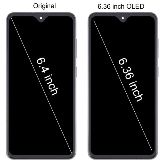 Display OLED con telaio per Samsung Galaxy S21 FE 5G SM-G990B, 6.36" nero SPA4122B