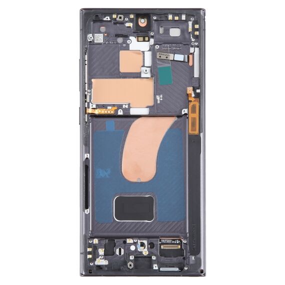 Display OLED LCD con Telaio per Samsung Galaxy S23 Ultra 5G SM-S918U (Nero)