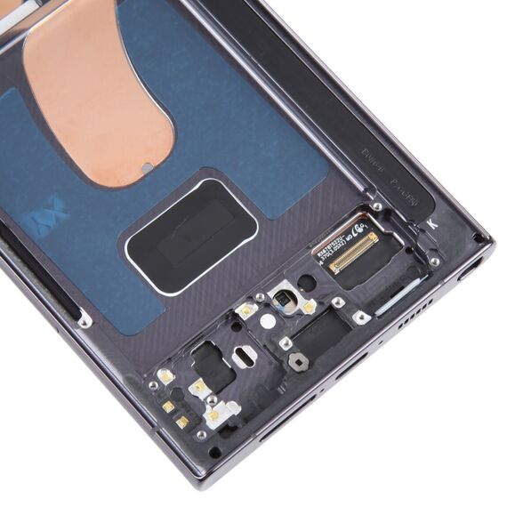 Display OLED LCD con Telaio per Samsung Galaxy S23 Ultra 5G SM-S918U (Nero)