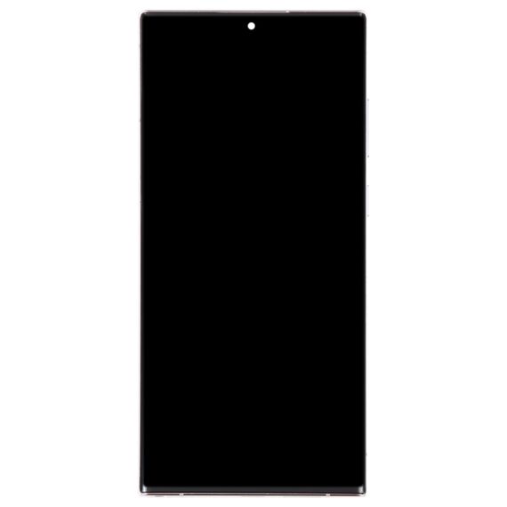 Schermo OLED Samsung Galaxy S22 Ultra 5G SM-S908B con cornice - Argento EU SPS6698S 6922460907702