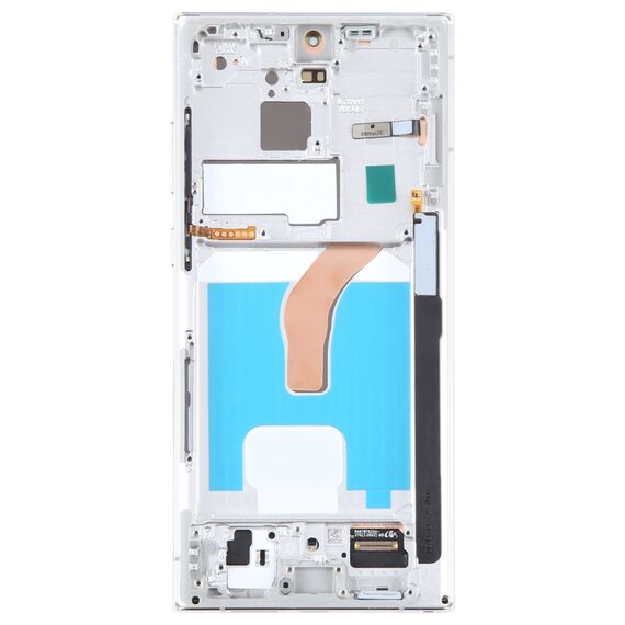 Schermo OLED Samsung Galaxy S22 Ultra 5G SM-S908B con cornice - Argento EU SPS6698S 6922460907702