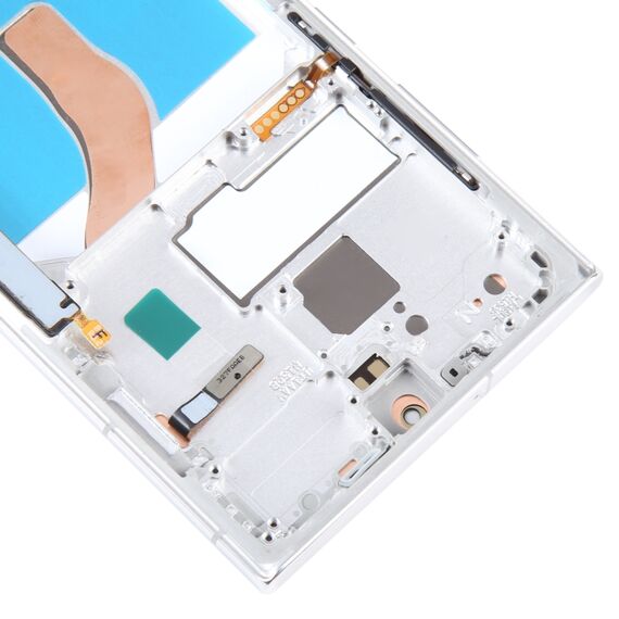 Schermo OLED Samsung Galaxy S22 Ultra 5G SM-S908B con cornice - Argento EU SPS6698S 6922460907702