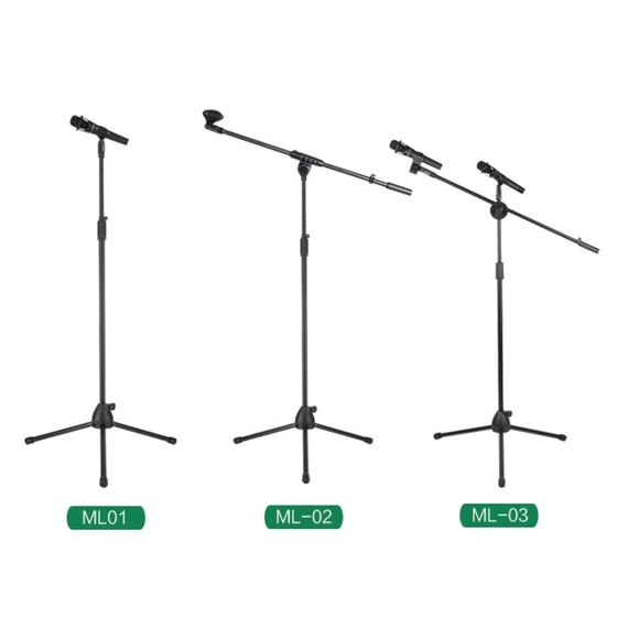 Supporto per microfono da palco treppiede verticale TBD0557049802
