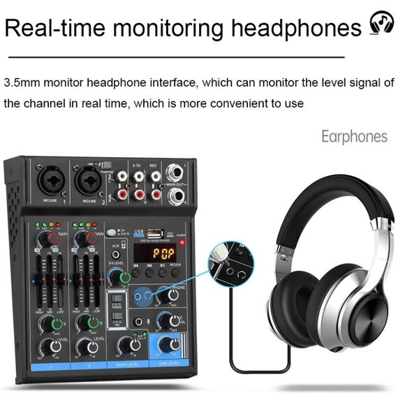 Scheda audio Bluetooth per la registrazione su computer di casa a 4 vie bilanciata USB (M4) TBD0603091101A