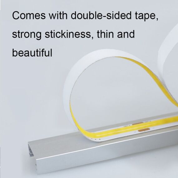 Striscia LED COB adesiva 1m 24V, 320 LED, 12W, 6000K, larghezza 8mm