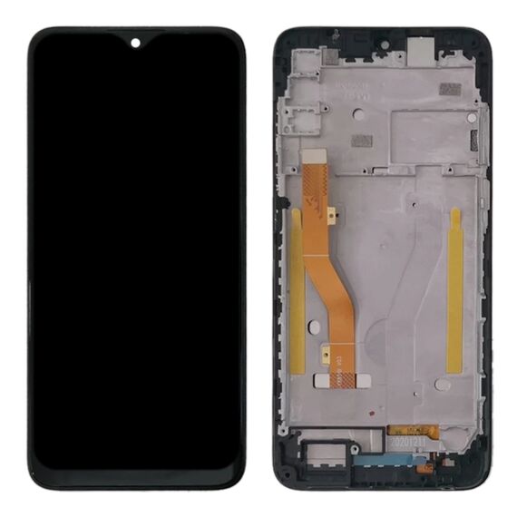 Schermo lcd oem con touch e cornice per Alcatel 1SE 2020 OT5030 nero SPS3441B