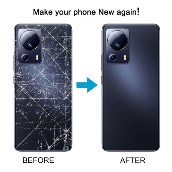 Cover posteriore batteria originale per Xiaomi 13 lite nera SPS6858BL