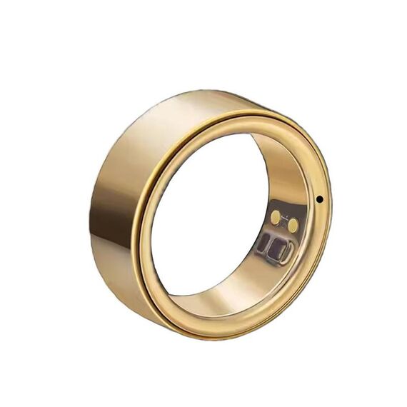 RK-C258 H11 Smart Bluetooth Ring con monitoraggio del sonno/frequenza cardiaca/pressione sanguigna, taglia: 12 (oro)