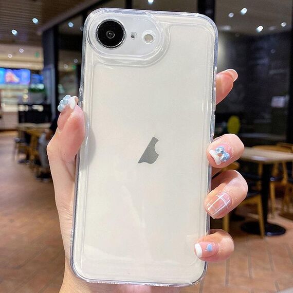 Per iPhone 16e Space TPU antiurto Custodia per telefono (trasparente)