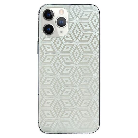 Per iPhone 11 Pro Max Adesivo Trasparente Colorato Pellicola Posteriore per Telefono (Cubo Magico)