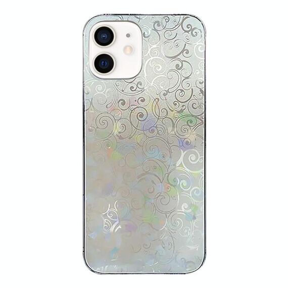 Per iPhone 11 Pellicola adesiva trasparente colorata per telefono con pellicola laterale (Lucky Clouds)