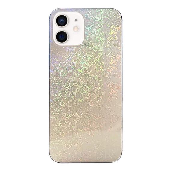 Per iPhone 11 Pellicola adesiva trasparente colorata per telefono con pellicola laterale (frammenti tagliati al laser)