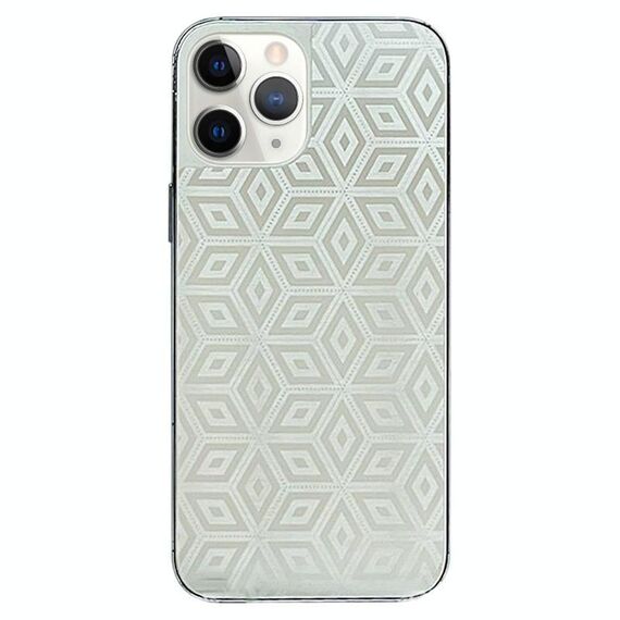 Per iPhone 11 Pro Adesivo Trasparente Colorato Pellicola Posteriore per Telefono con Pellicola Laterale (Cubo Magico)