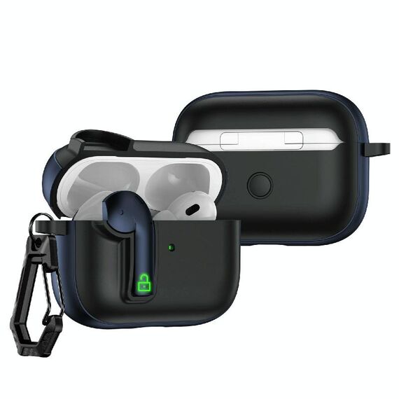 Per AirPods Pro Custodia protettiva per auricolari Colorful Lock (blu navy)