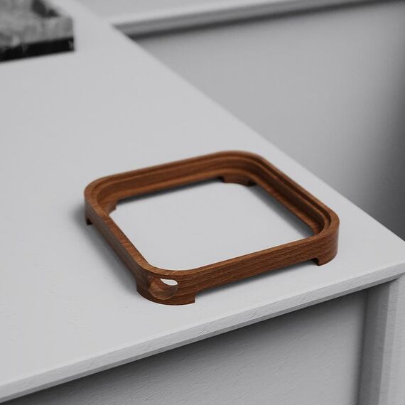 Per MAC Mini M4 Supporto per desktop in legno Base per dissipazione del calore Rack, specifiche: noce