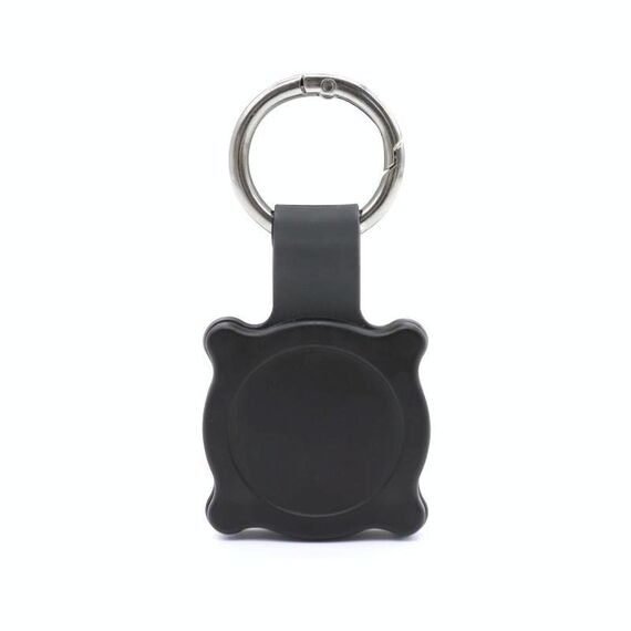 Per AirTag Tracker Custodia protettiva Custodia protettiva completa impermeabile per localizzatore portachiavi Modello Custodia protettiva (nero grigio)
