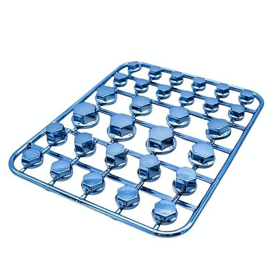 Parti di modifica per motociclette e scooter Coprivite Tappo a vite decorativo (blu)
