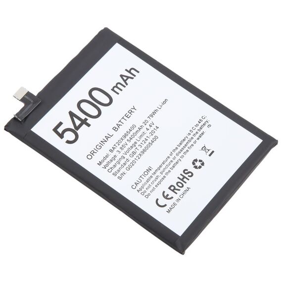 Batteria di ricambio BAT20X965400 5400mAh per Doogee X96 Pro EDA007529101