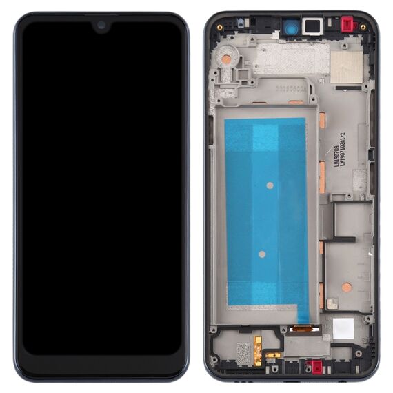 Schermo LCD originale per LG Q60, digitalizzatore doppia SIM assemblaggio completo con cornice nero SP5971BSchermo LCD originale per LG Q60, digitalizzatore doppia SIM assemblaggio completo con cornice nero SP5971B