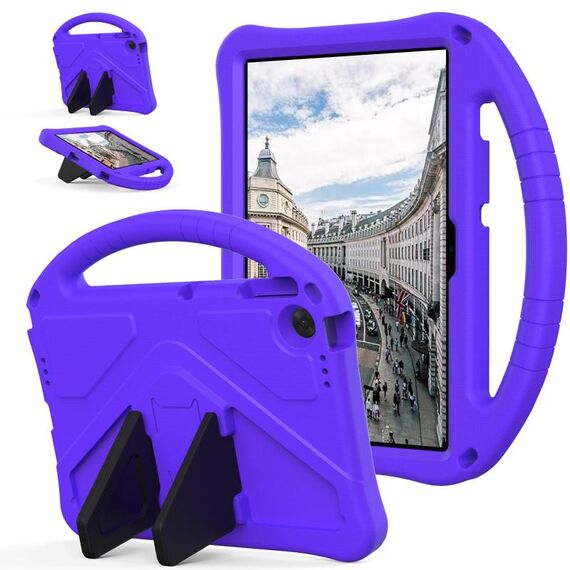 Per Lenovo Tab TB-311 / WIFI 10.1 2025 Custodia antiurto per tablet EVA con supporto (viola)