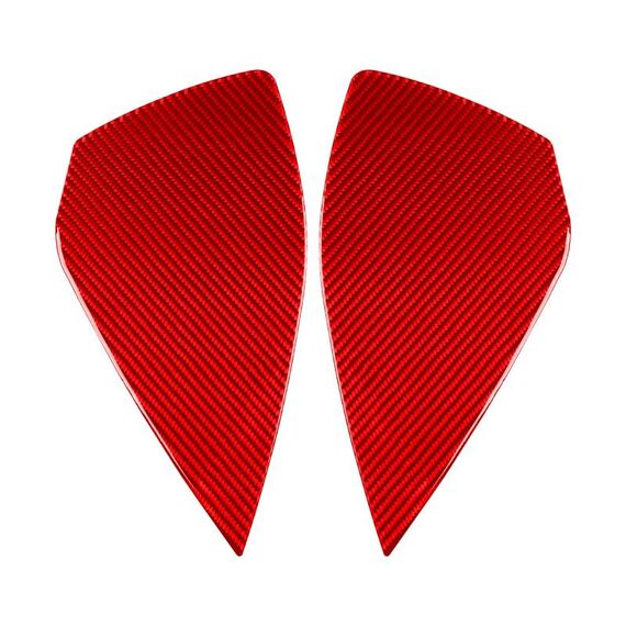 Per BMW Serie 8 G14 2019-2024 2 pezzi Adesivi per paraurti porta 2 porte (rosso)