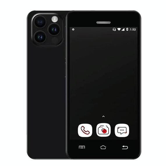 MELROSE S18, 2 GB + 16 GB, 2,95 pollici Android 9.0 MTK6737 Quad Core, Bluetooth, WiFi, Rete: 4G (Nero)