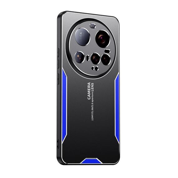 Per Xiaomi 15 Ultra Blade Series TPU Hybrid Metal Phone Case (Blu)