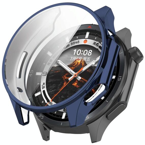 Per OnePlus Watch 3 Custodia protettiva per orologio in TPU elettrolitico a copertura totale (blu notte)