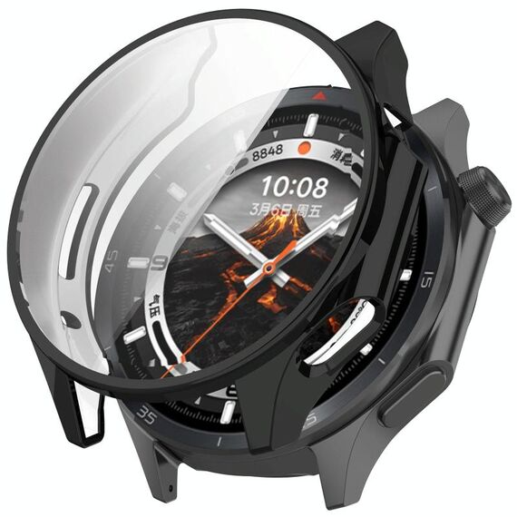Per OPPO Watch X2 Custodia protettiva per orologio in TPU elettrolitico a copertura totale (nero)
